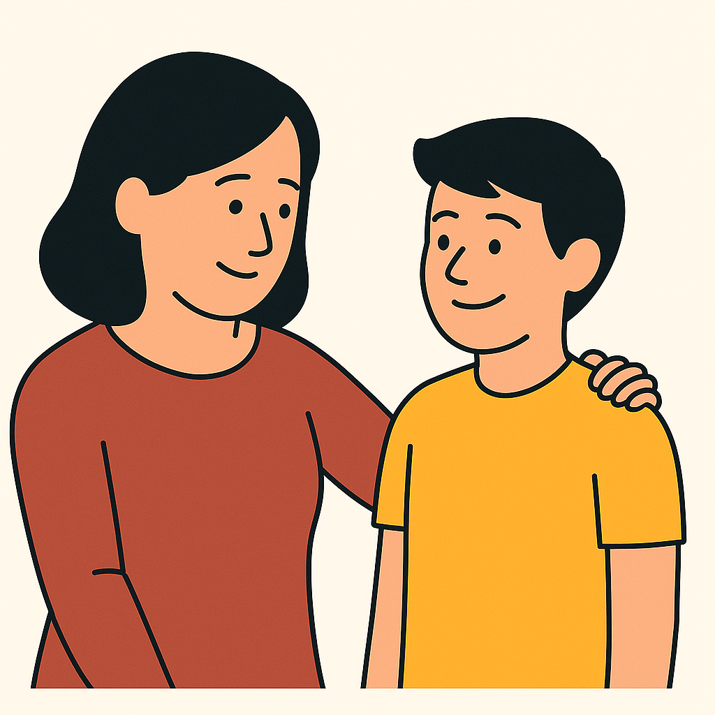 Teen development illustration
